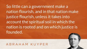 Kuyper championed reformation
