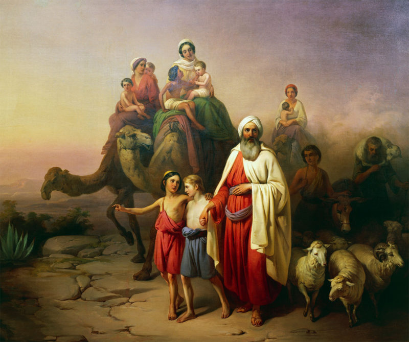 Abraham's faith showed in his obedience