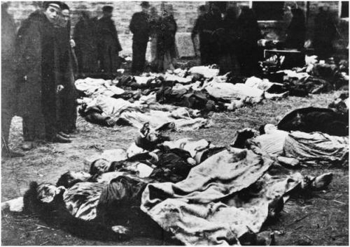 Jewish people suffered horribly in the Russian pogroms